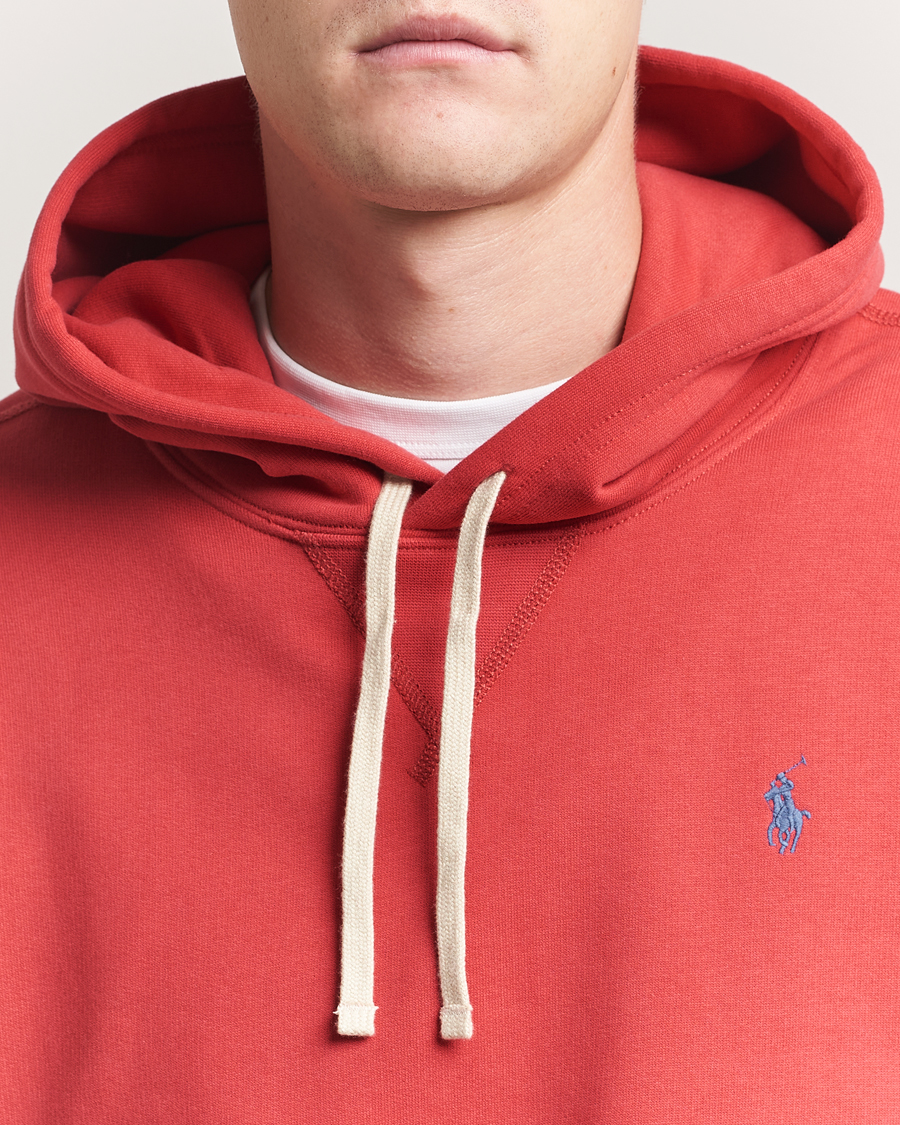 Herre | Gensere | Polo Ralph Lauren | RL Fleece Hoodie Sunrise Red