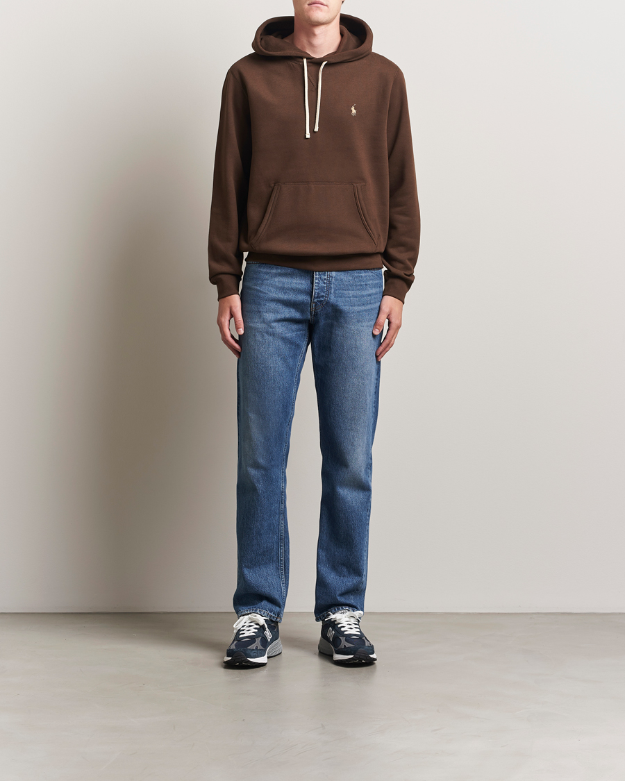 Herre | Gensere | Polo Ralph Lauren | RL Fleece Hoodie Nutmeg Brown