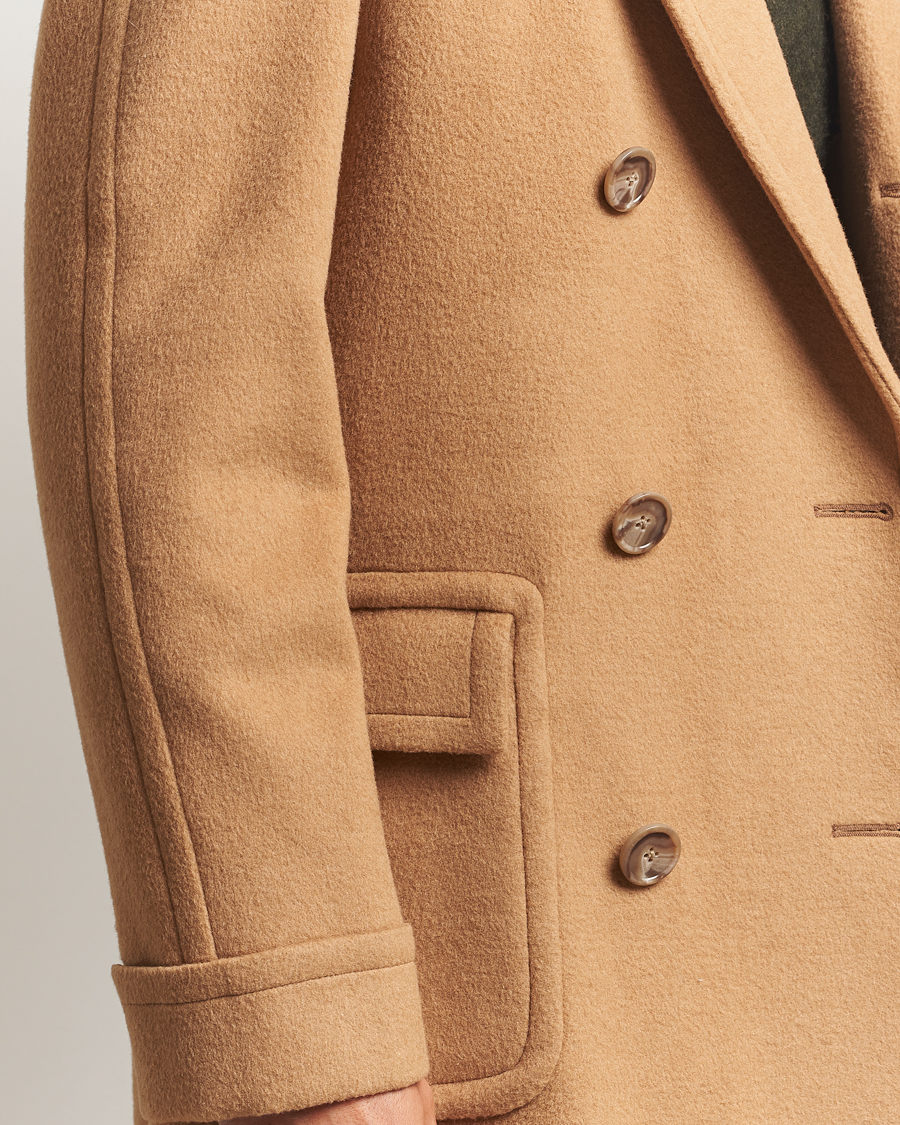 Herre | Jakker | Polo Ralph Lauren | Camel Hair Coat Khaki
