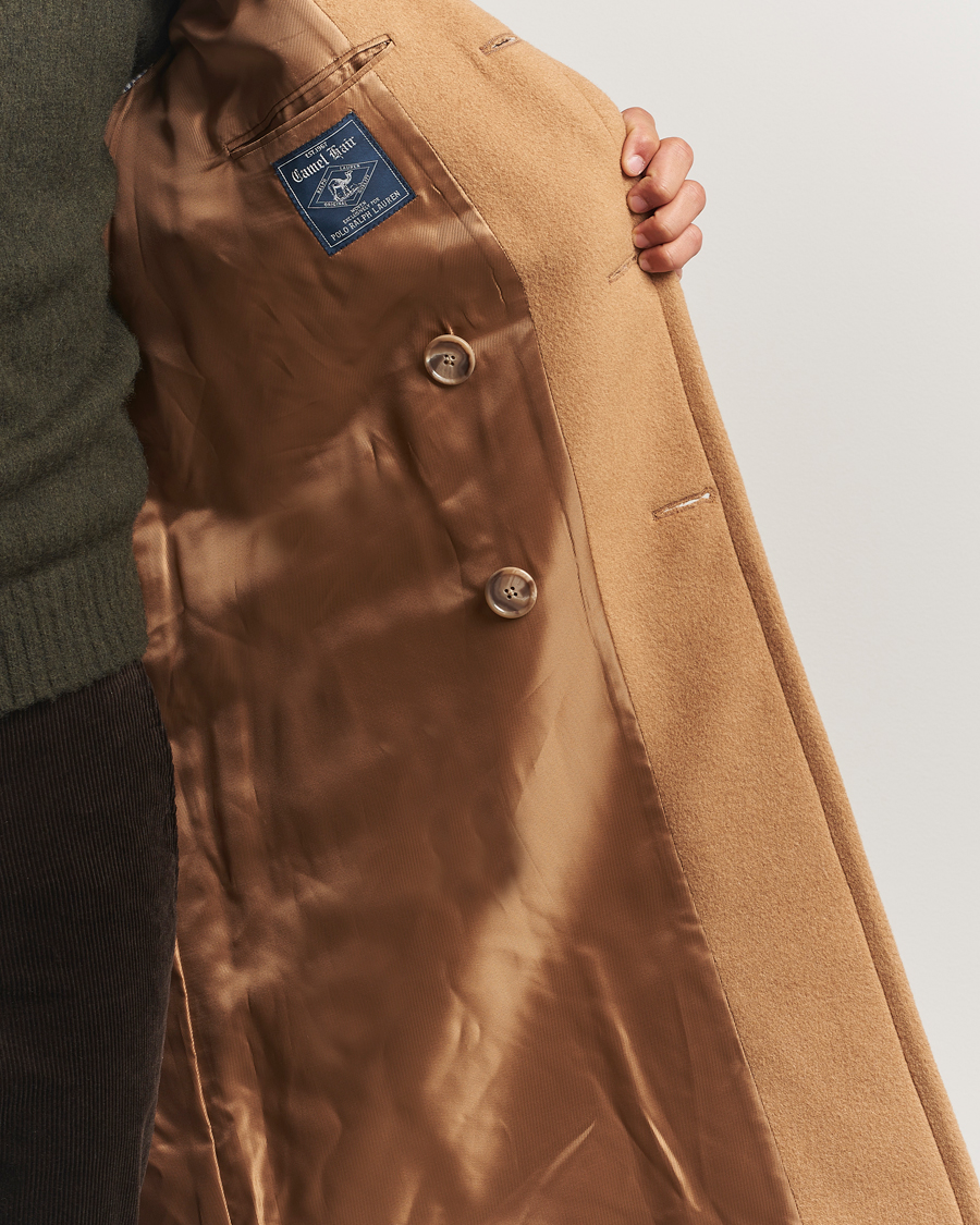 Herre | Jakker | Polo Ralph Lauren | Camel Hair Coat Khaki