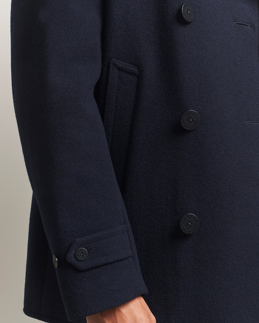 Herre | Jakker | Polo Ralph Lauren | Lightweight Melton Peacoat Navy
