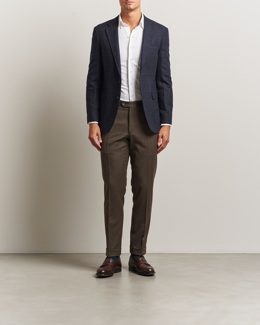 Herre | Dressjakker | Polo Ralph Lauren | Single Breasted Glenplaid Sportcoat Navy Multi