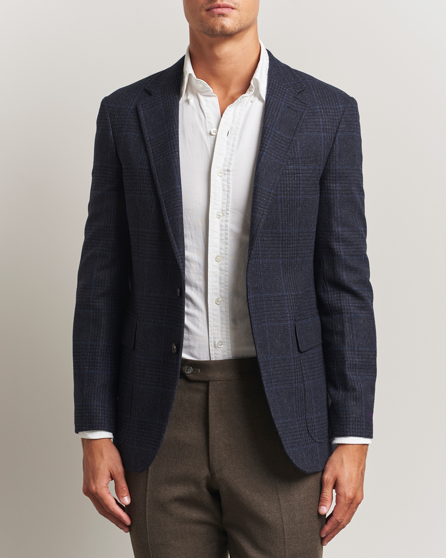 Herre | Dressjakker | Polo Ralph Lauren | Single Breasted Glenplaid Sportcoat Navy Multi