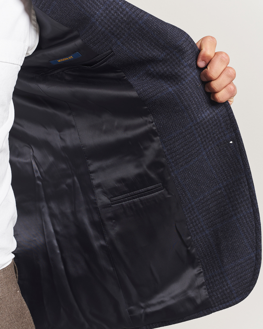 Herre | Dressjakker | Polo Ralph Lauren | Single Breasted Glenplaid Sportcoat Navy Multi