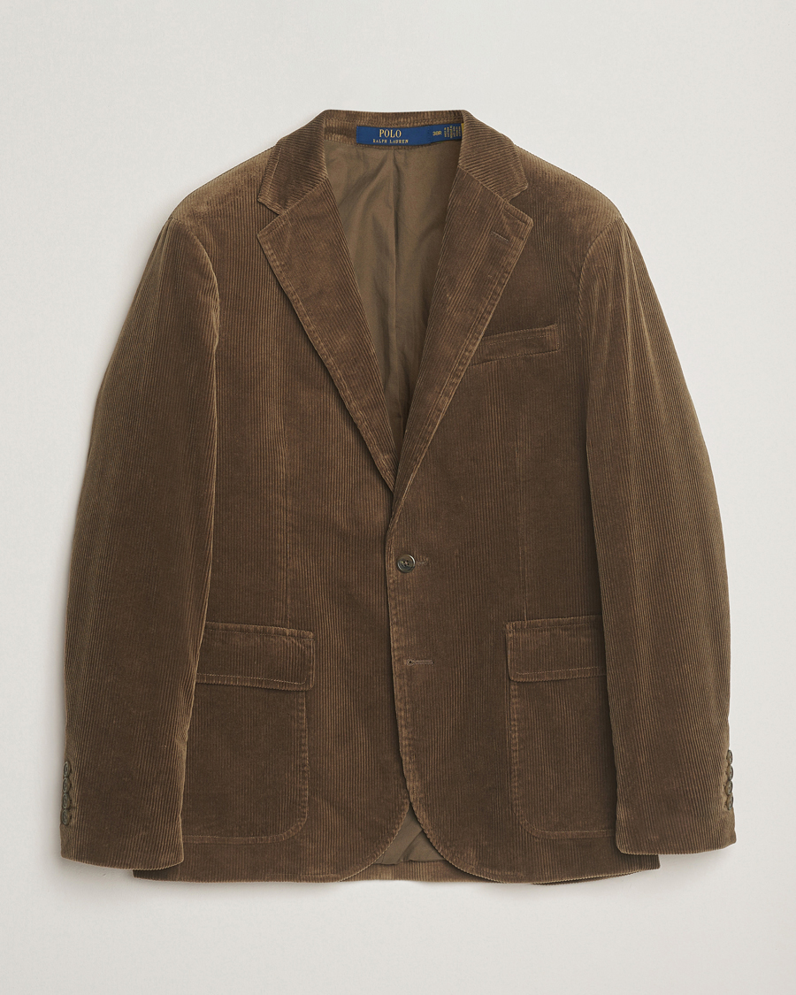Herre | Dressjakker | Polo Ralph Lauren | Single Breasted Corduroy Sportcoat Montana Brown