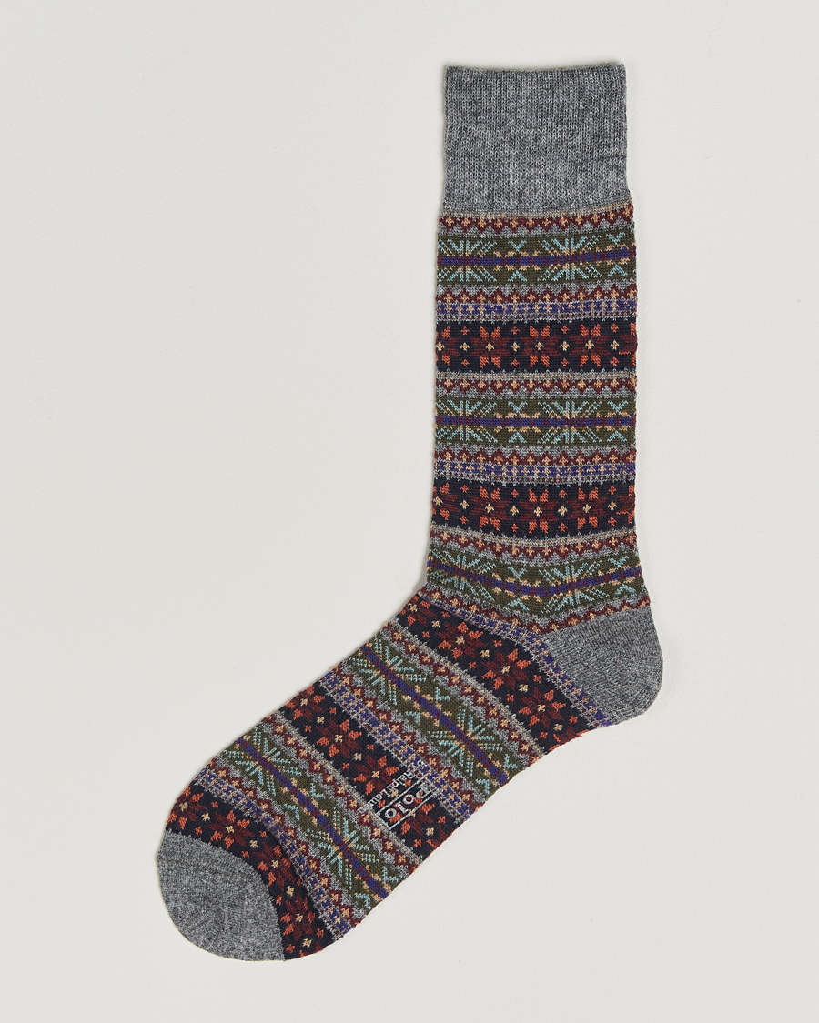 Herre | Undertøy | Polo Ralph Lauren | Fair Isle Sock Medium Grey Heather