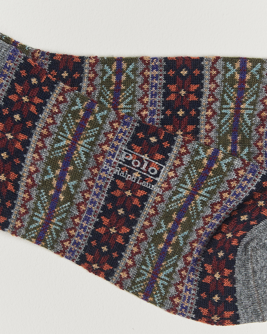 Herre | Undertøy | Polo Ralph Lauren | Fair Isle Sock Medium Grey Heather