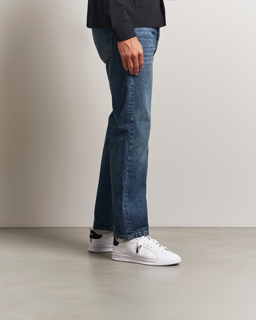 Herre | Sneakers | Polo Ralph Lauren | Heritage Court Sneakers White/Navy/Red