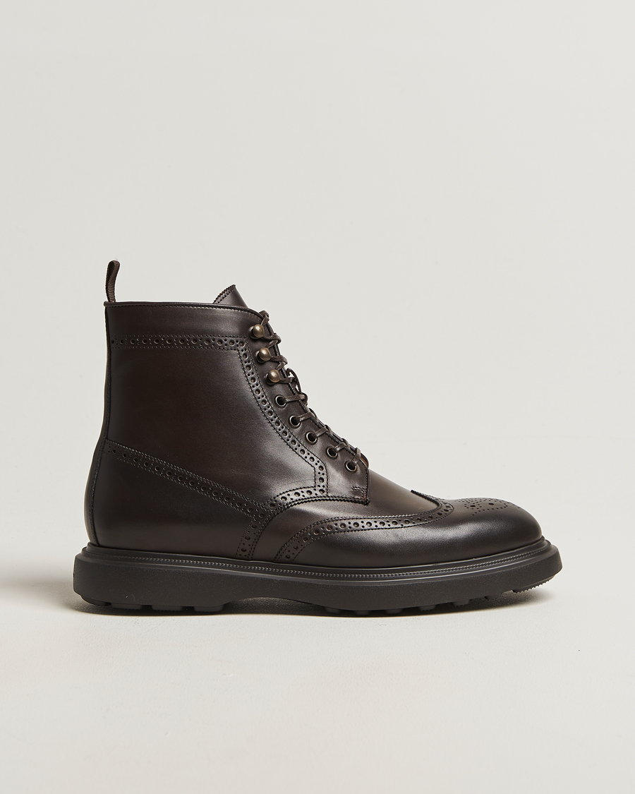 Herre | Støvler | Polo Ralph Lauren | Martelli Brogue Boot Dark Brown Suede
