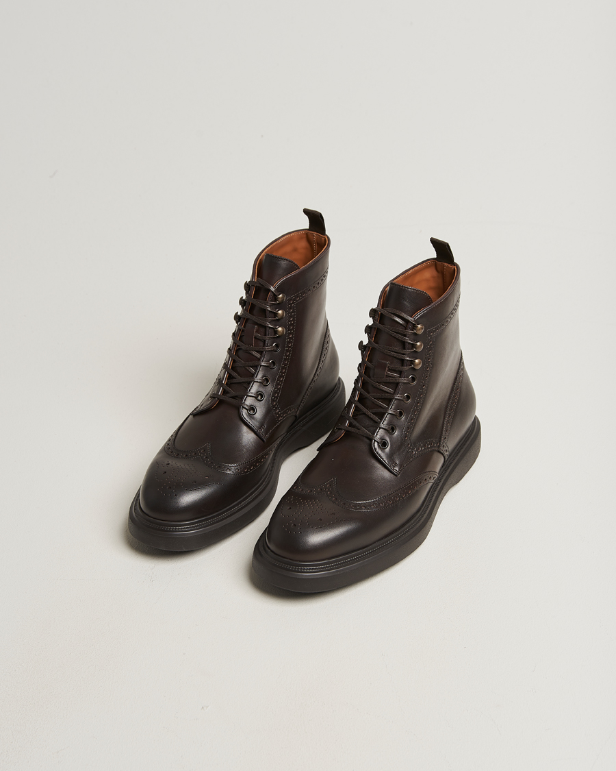 Herre | Støvler | Polo Ralph Lauren | Martelli Brogue Boot Dark Brown Suede