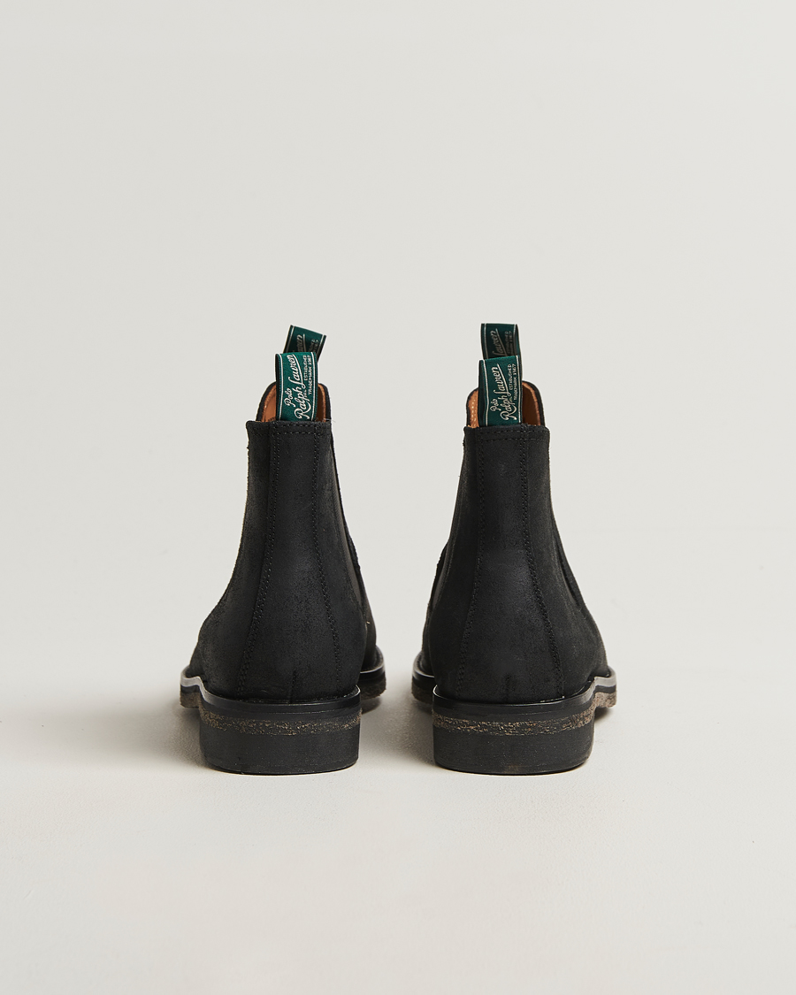 Herre | Støvler | Polo Ralph Lauren | Radford Chelsea Boot Black Rough-Out Suede