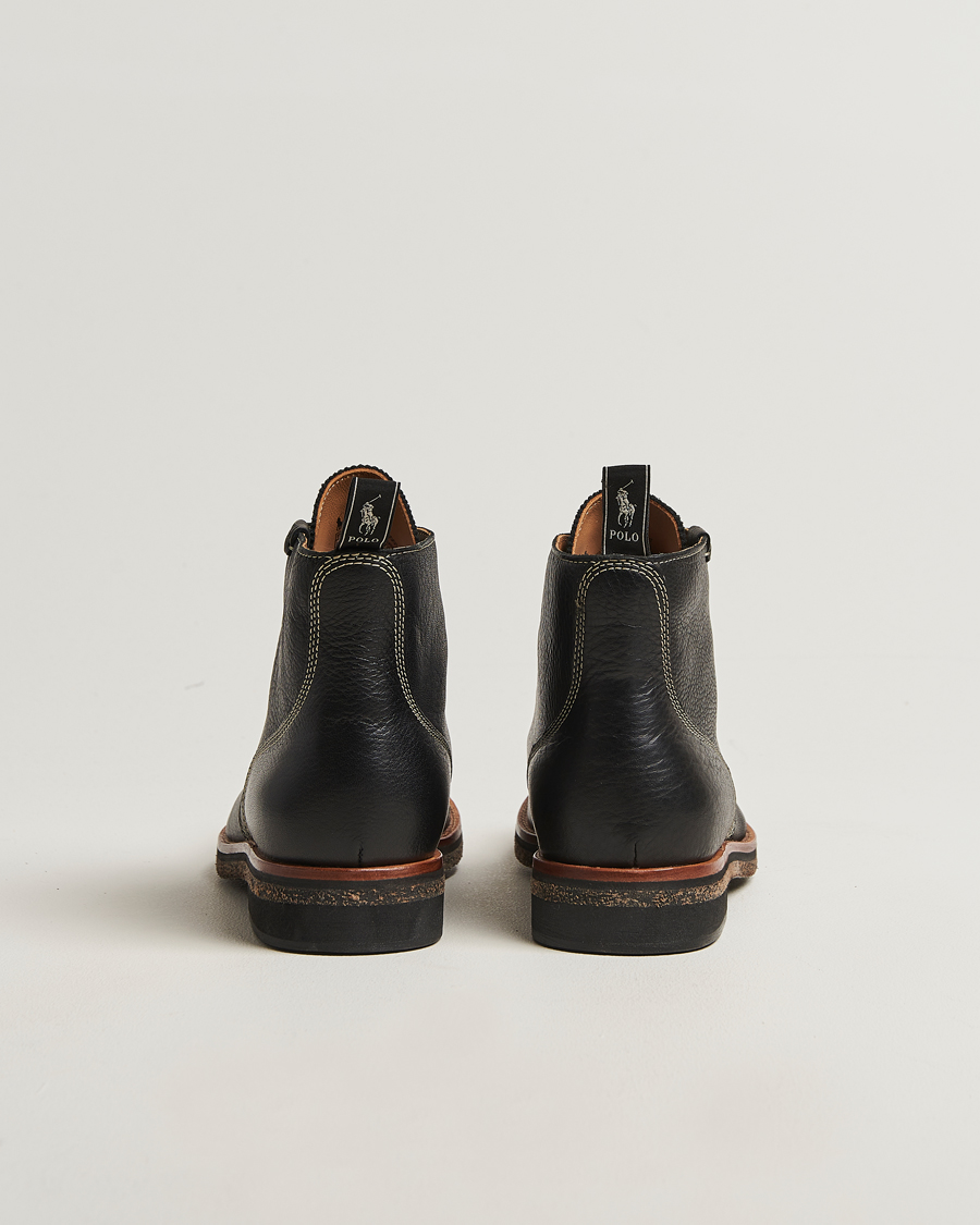 Herre | Støvler | Polo Ralph Lauren | Radford Oiled Leather Boot Black Calf