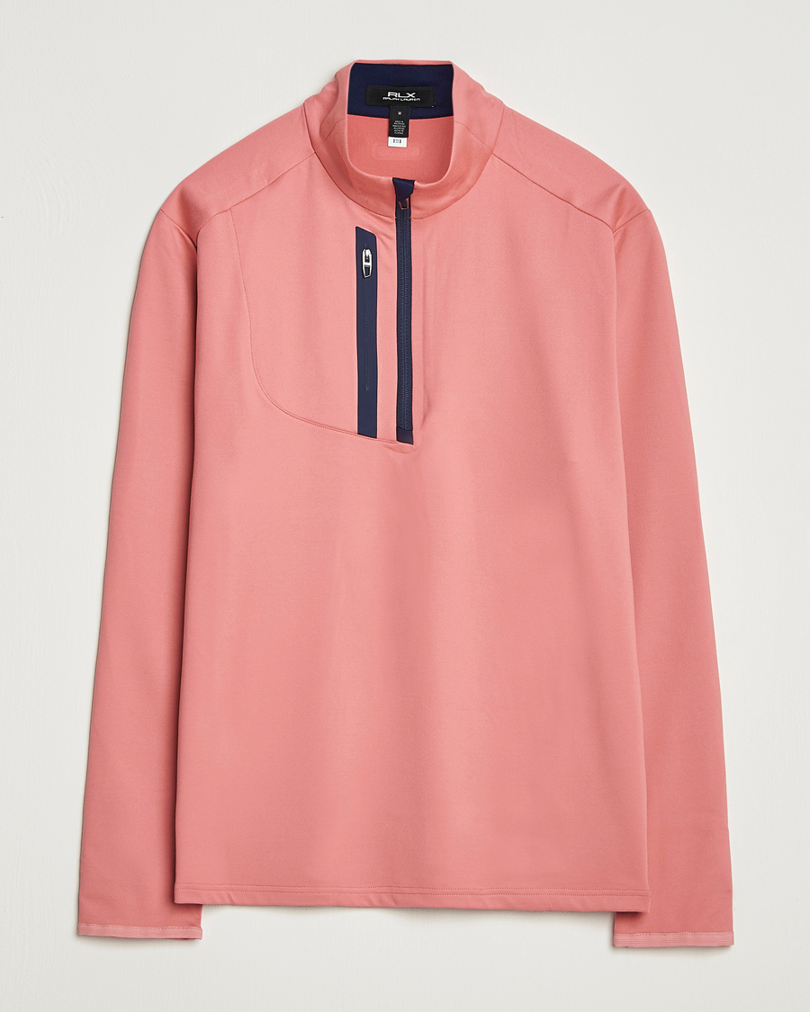 Herre | Gensere | RLX Ralph Lauren | Luxury Jersey Half Zip Desert Rose
