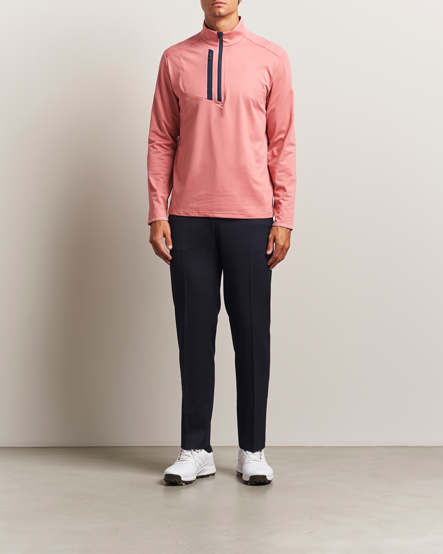 Herre | Gensere | RLX Ralph Lauren | Luxury Jersey Half Zip Desert Rose