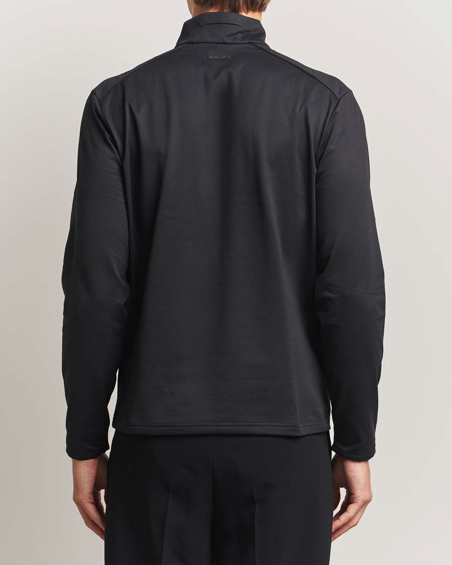 Herre | Golfklær | RLX Ralph Lauren | Luxury Jersey Half Zip Polo Black