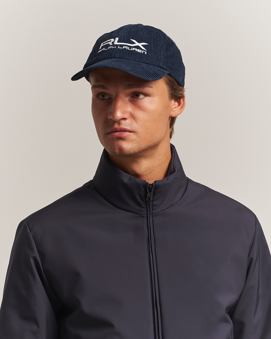 Herre | Hatter og capser | RLX Ralph Lauren | Corduroy Cap Refined Navy
