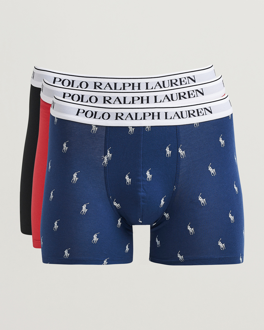 Herre | Undertøy | Polo Ralph Lauren | 3-Pack Boxer Brief Navy/Red/Blue