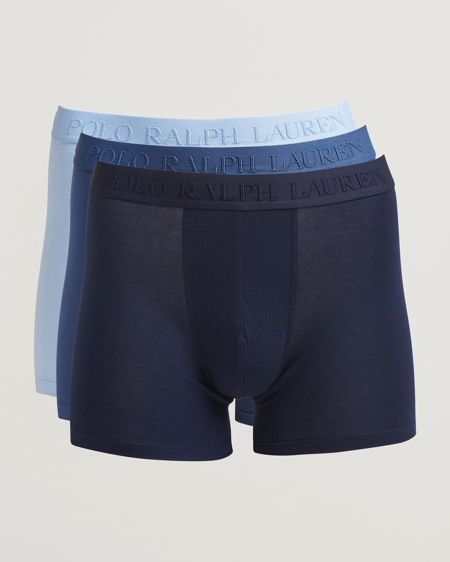 Herre | Undertøy | Polo Ralph Lauren | 3-Pack Boxer Briefs Blue