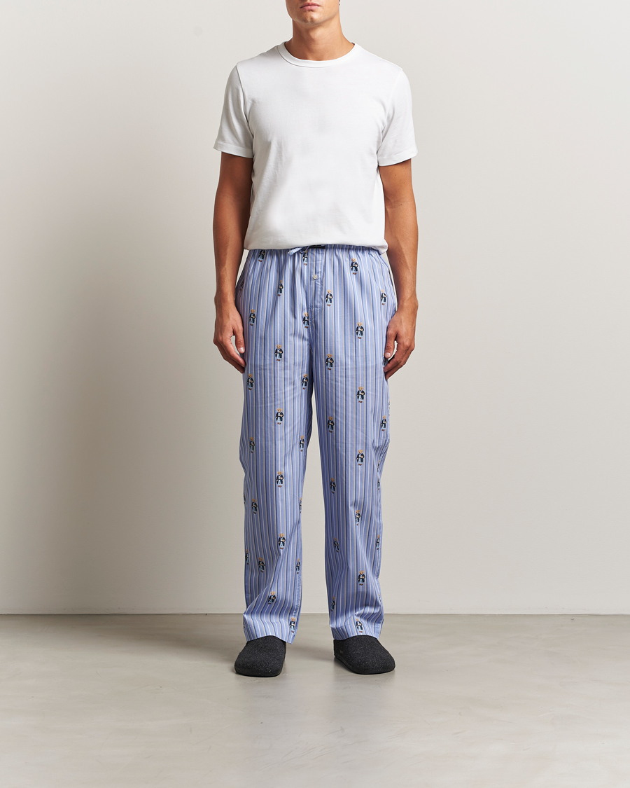 Herre | Pyjamaser og badekåper | Polo Ralph Lauren | Cotton Striped Pyjama Pants Blue