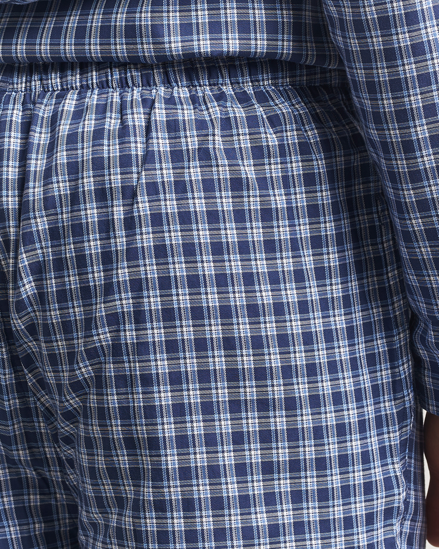 Herre | Pyjamaser og badekåper | Polo Ralph Lauren | Cotton Checked Pyjama Set Navy