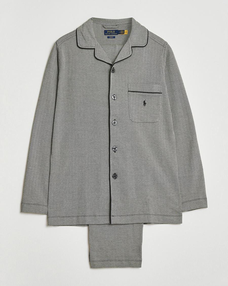 Herre | Pyjamaser og badekåper | Polo Ralph Lauren | Cotton Lounge Set Black/Cream