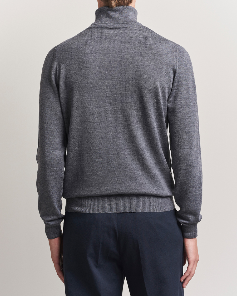 Herre | Gensere | Stenströms | Merino Rollneck Grey