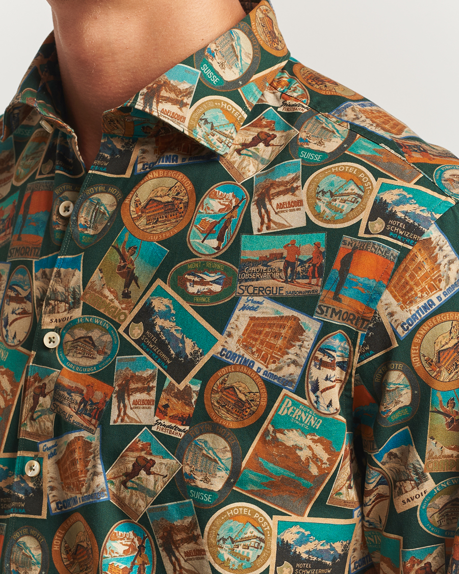 Herre | Skjorter | Stenströms | Regular Fit Printed Ski Shirt Multi