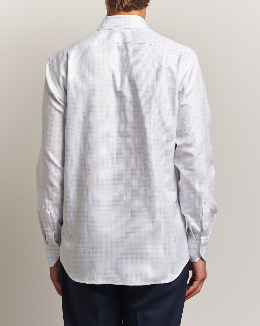 Herre | Skjorter | Stenströms | Regular Fit Structure Cut Away Shirt White