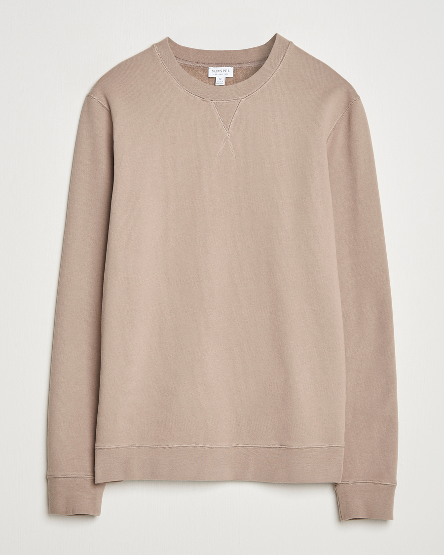 Herre | Gensere | Sunspel | Loopback Sweatshirt Mink