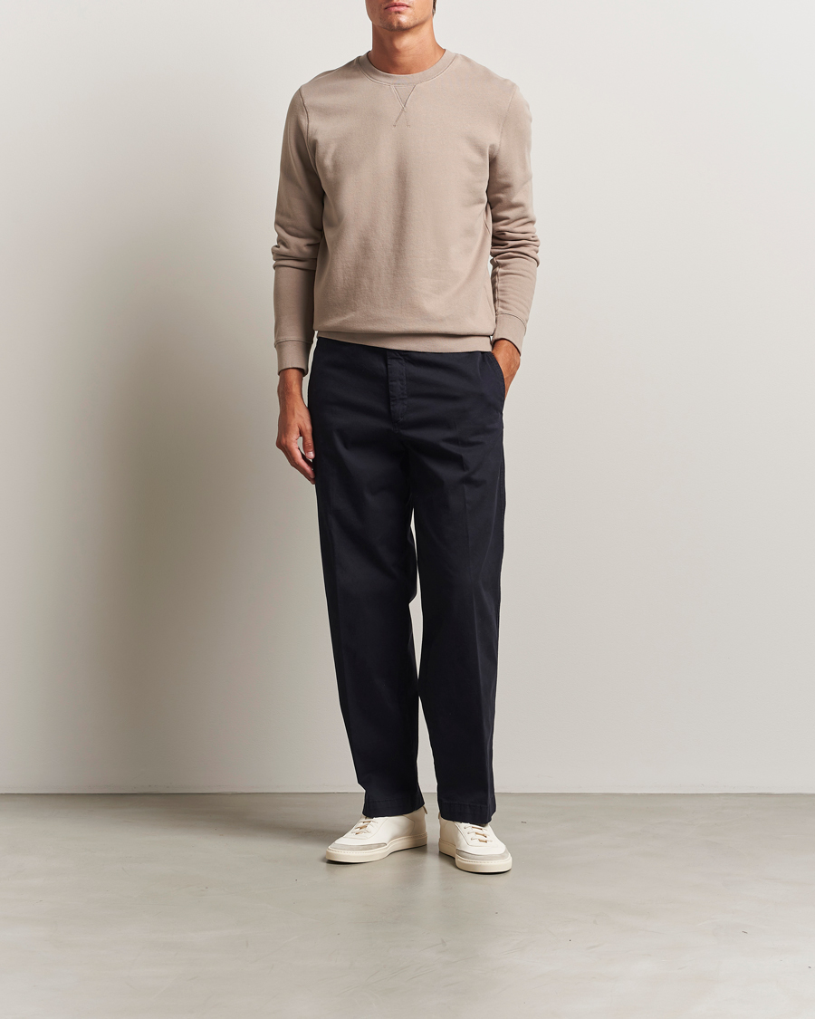 Herre | Gensere | Sunspel | Loopback Sweatshirt Mink