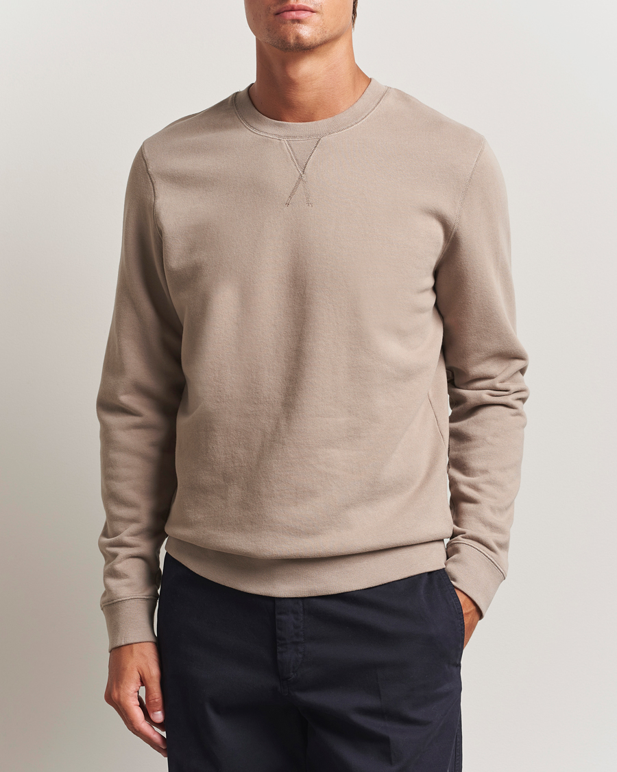Herre | Gensere | Sunspel | Loopback Sweatshirt Mink