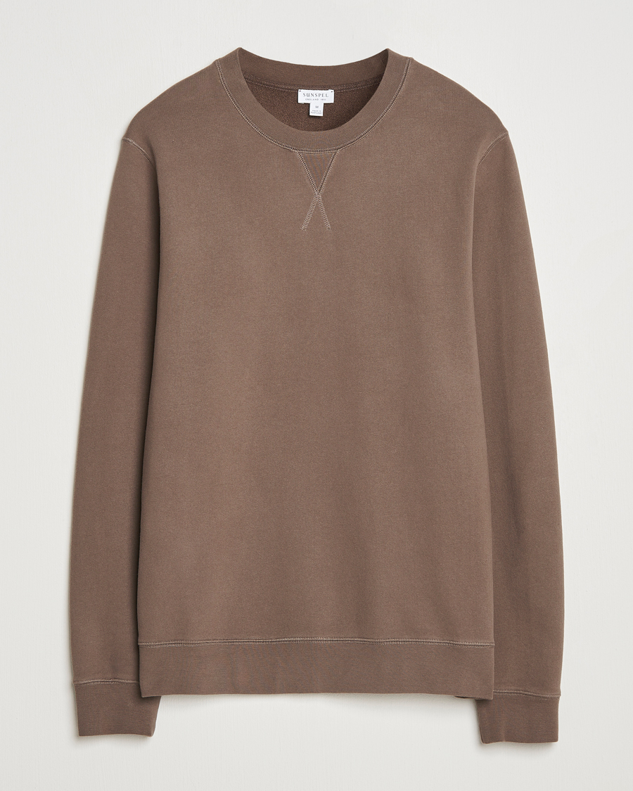 Herre | Gensere | Sunspel | Loopback Sweatshirt Bark