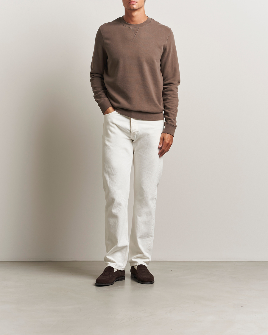 Herre | Gensere | Sunspel | Loopback Sweatshirt Bark