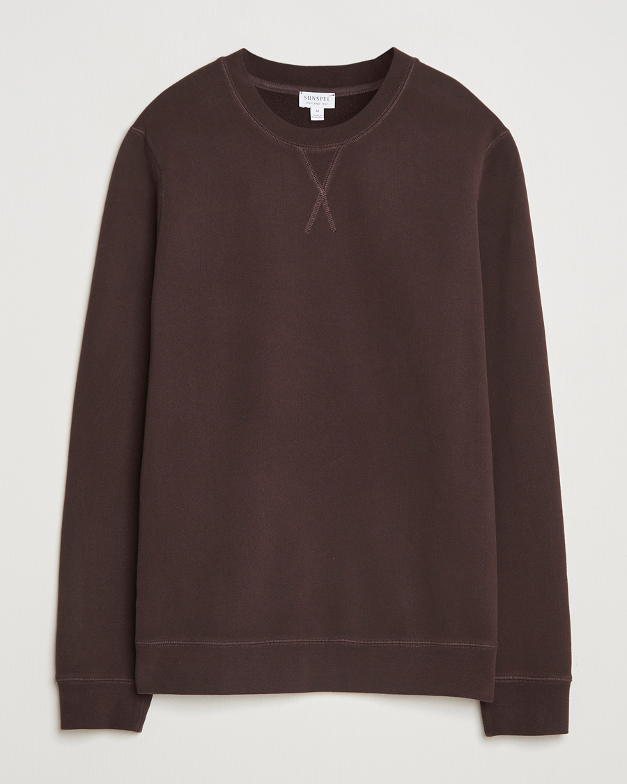Herre | Gensere | Sunspel | Loopback Sweatshirt Truffle