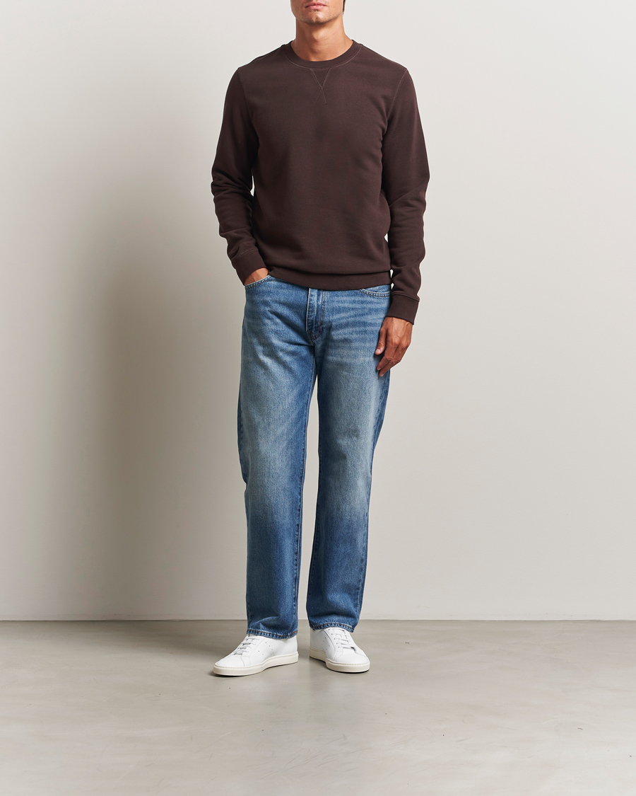Herre | Gensere | Sunspel | Loopback Sweatshirt Truffle