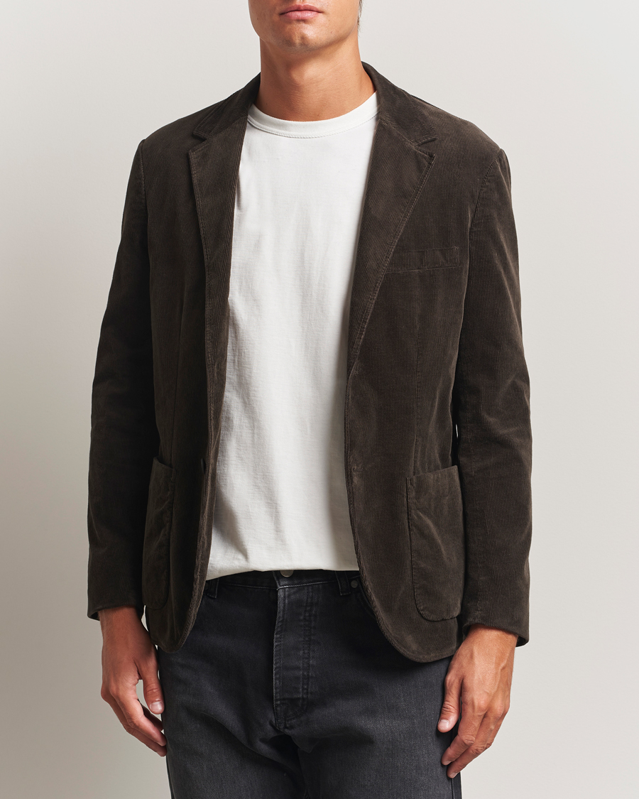 Herre | Dressjakker | Sunspel | Relaxed Corduroy Blazer Coffee
