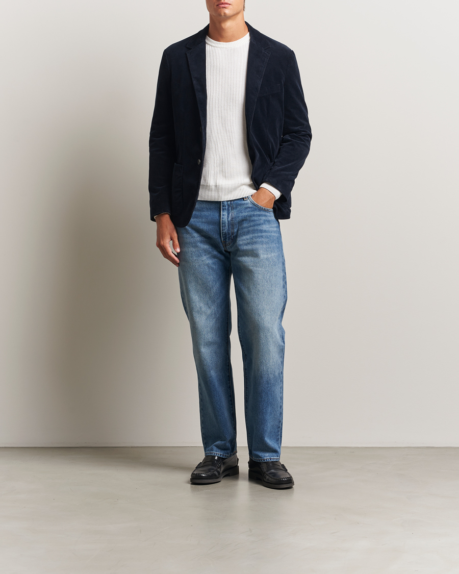 Herre | Dressjakker | Sunspel | Relaxed Corduroy Blazer Navy