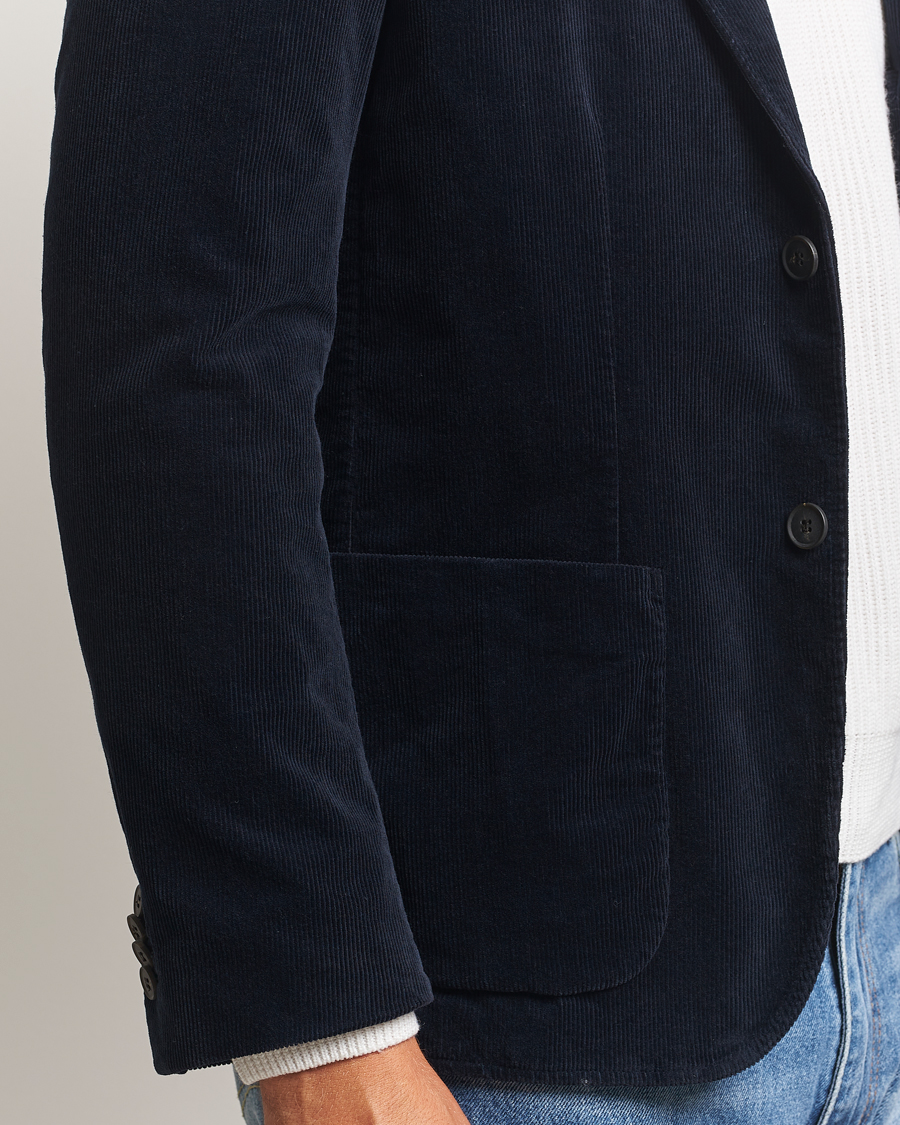 Herre | Dressjakker | Sunspel | Relaxed Corduroy Blazer Navy