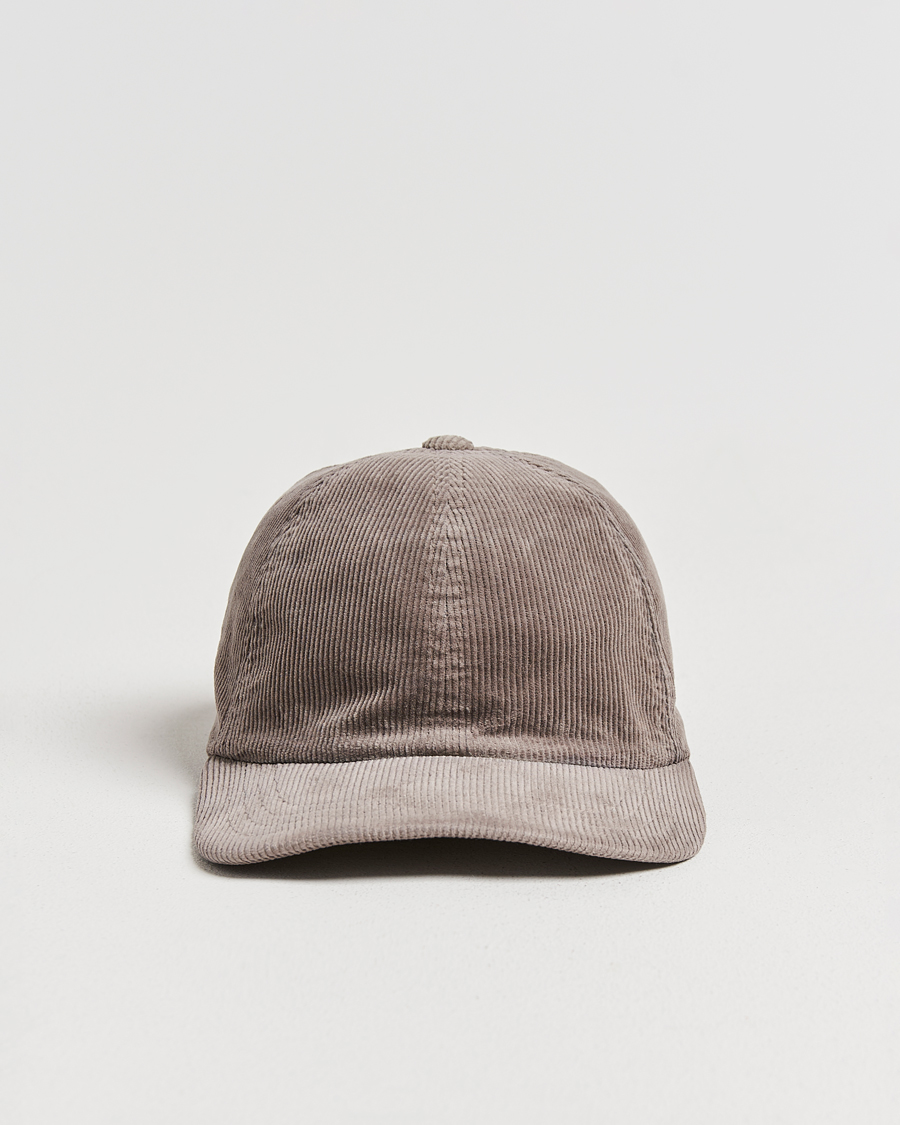 Herre | Hatter og capser | Sunspel | Corduroy Cap Bark