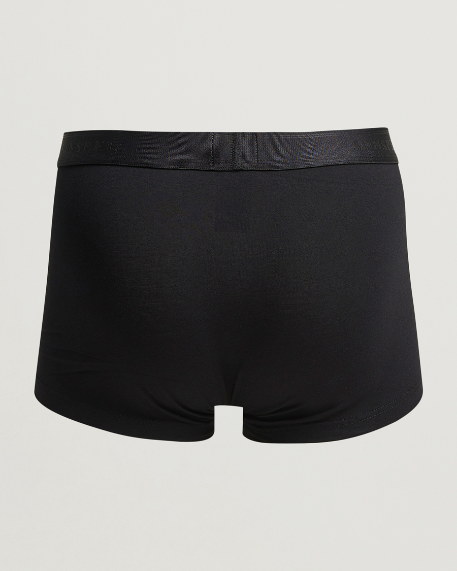 Herre | Undertøy | Sunspel | 3-Pack Cotton Stretch Trunk Black