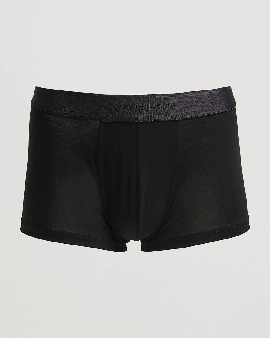 Herre | Undertøy | Sunspel | Tencel Stretch Trunk Black