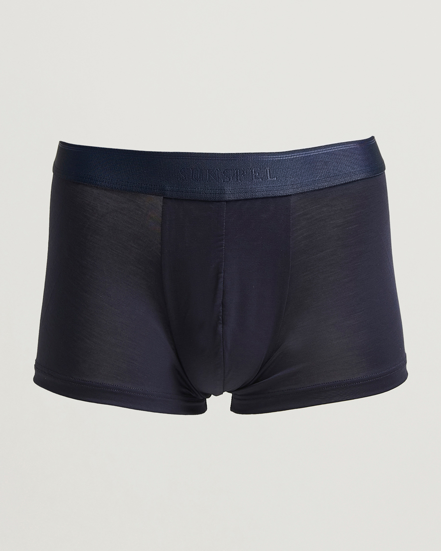Herre | Undertøy | Sunspel | Tencel Stretch Trunk Navy