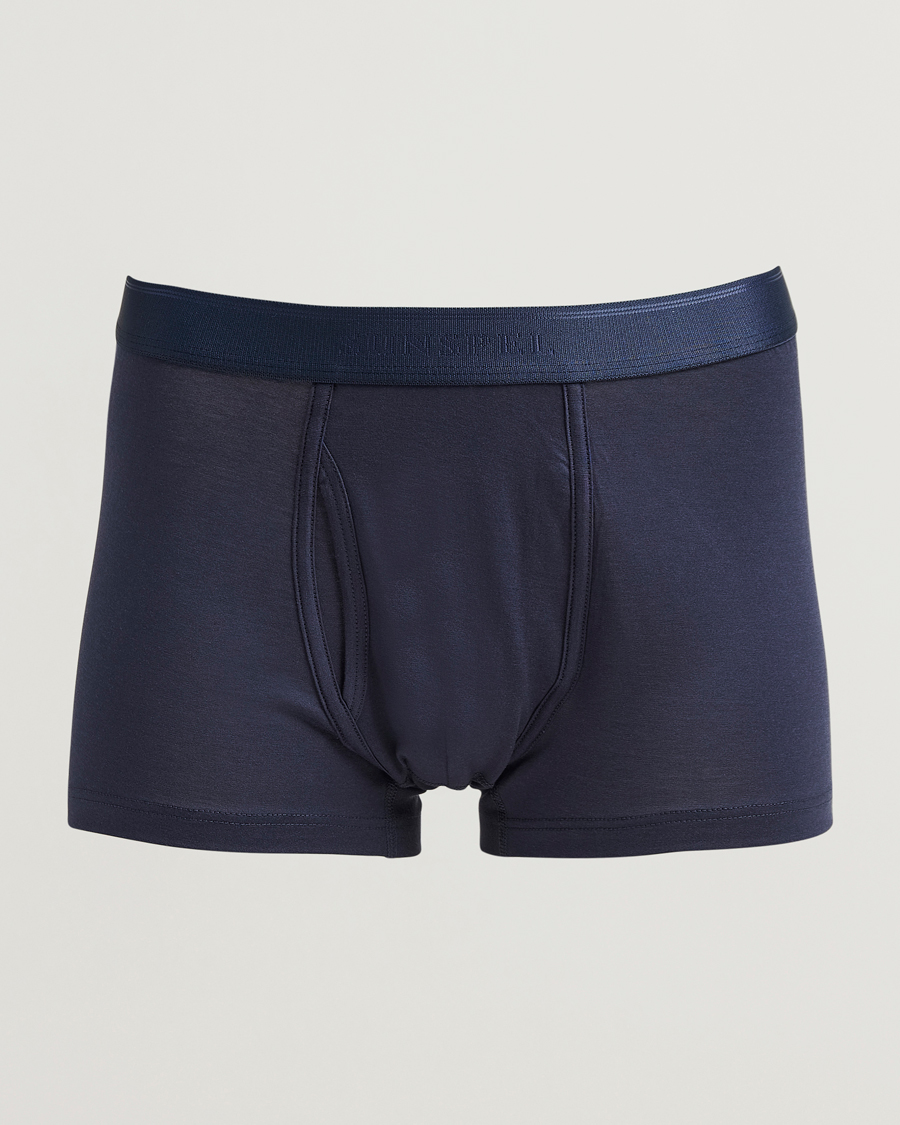 Herre | Undertøy | Sunspel | Superfine Cotton Trunk Navy