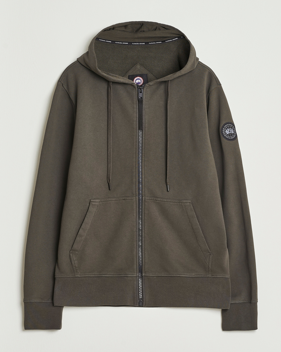 Herre | Gensere | Canada Goose Black Label | Huron Full Zip Hoodie Volcano