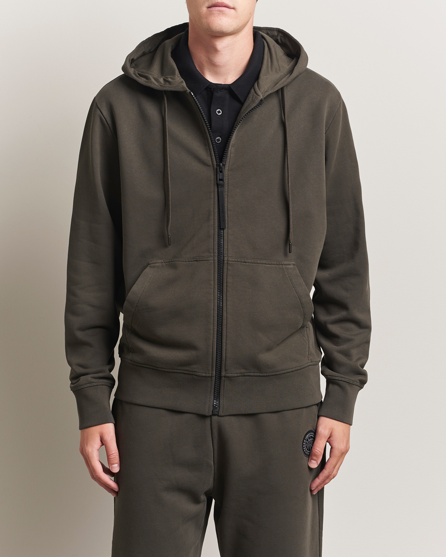 Herre | Gensere | Canada Goose Black Label | Huron Full Zip Hoodie Volcano