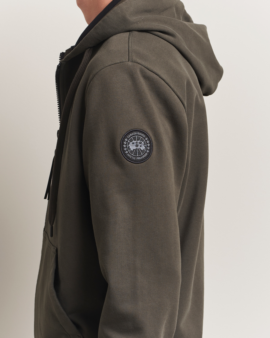 Herre | Gensere | Canada Goose Black Label | Huron Full Zip Hoodie Volcano