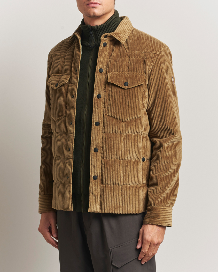 Herre | Jakker | Moncler Grenoble | Gelt Corduroy Shirt Jacket Brown