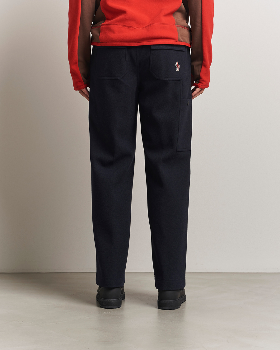 Herre | Bukser | Moncler Grenoble | Brushed Cotton Drawstring Pants Navy