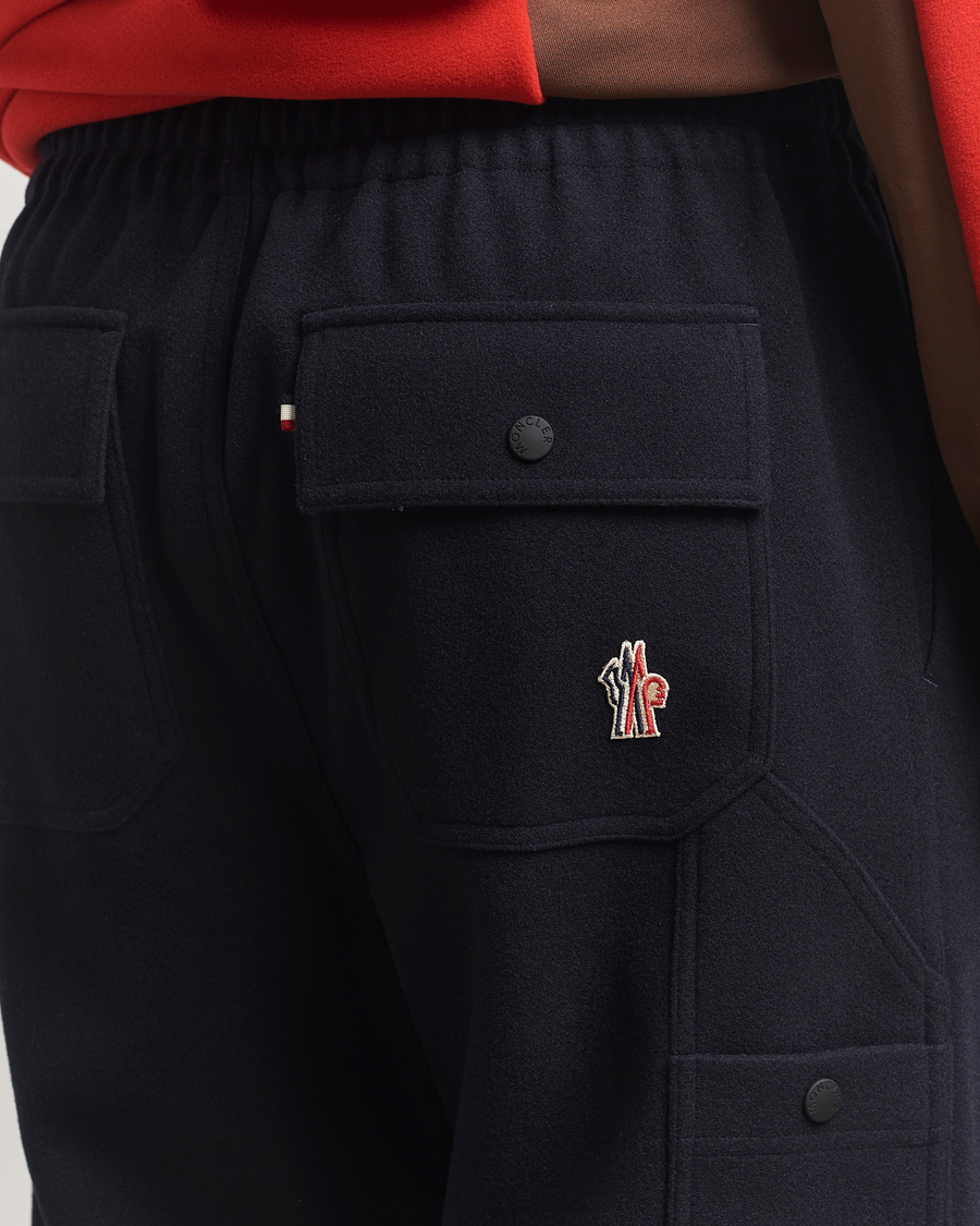 Herre | Bukser | Moncler Grenoble | Brushed Cotton Drawstring Pants Navy