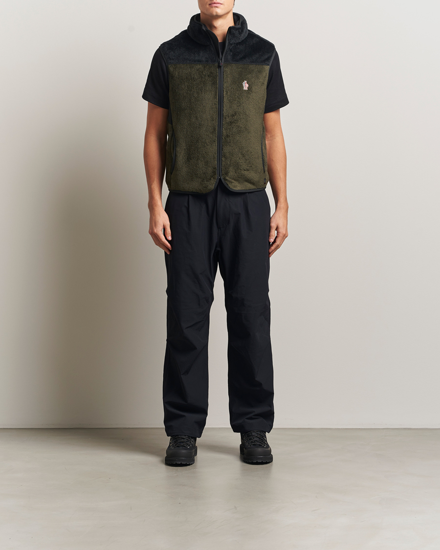 Herre | Jakker | Moncler Grenoble | Insulated Fleece Vest Forest Green